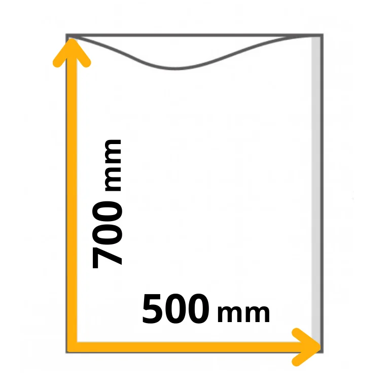 myvac busta sottovuoto liscia, 90my, 500x700mm myvac busta sottovuoto liscia, 90my, 500x700mm