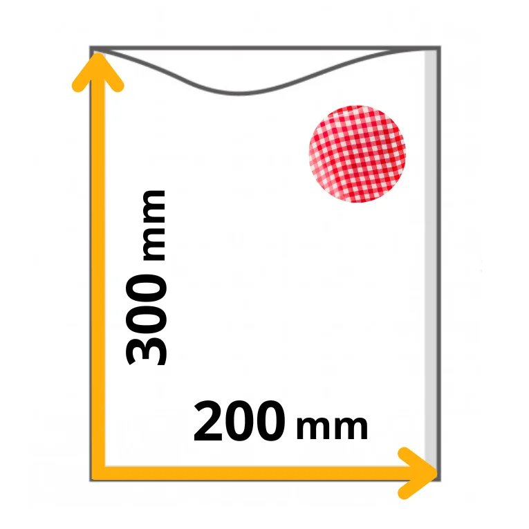 myvac busta liscia sottovuoto, TYROL, 200x300mm myvac busta liscia sottovuoto, TYROL, 200x300mm