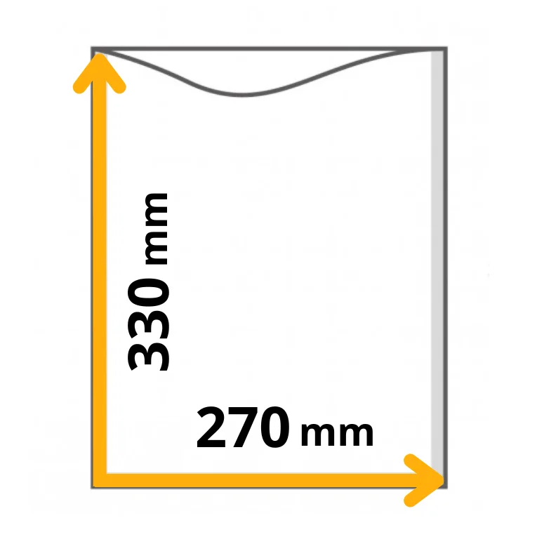 myvac busta sottovuoto liscia, 70my, 270x330mm myvac busta sottovuoto liscia, 70my, 270x330mm